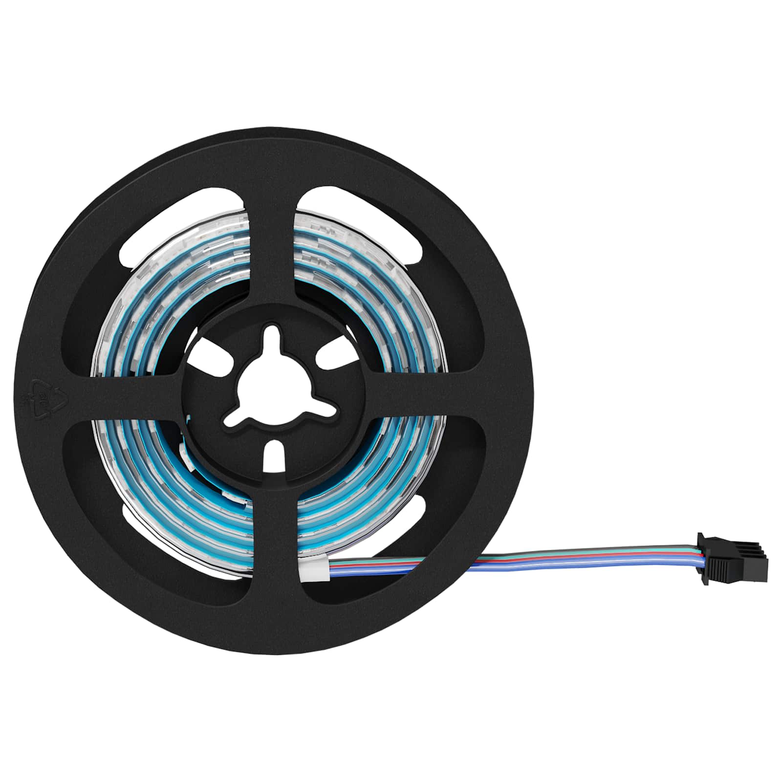 LED traka 2 pcs Crna i prozirna 750 mm Bakar i plastika