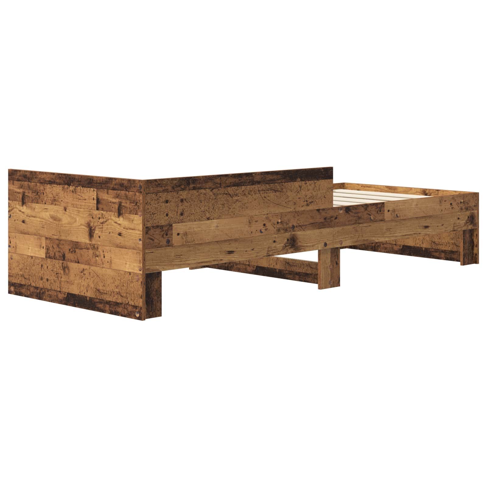 Okvir kreveta s uzglavljem Staro drvo 80 x 200 cm