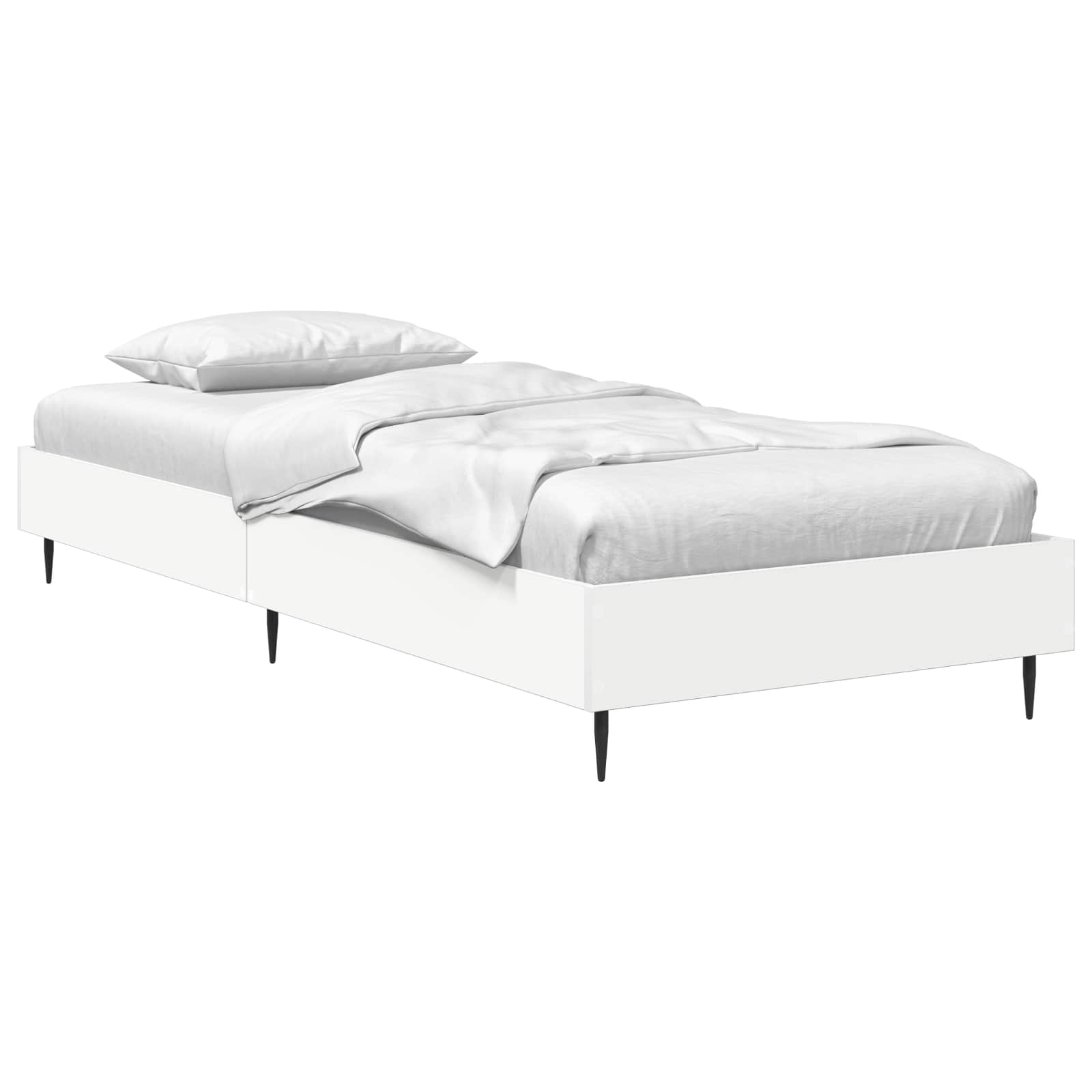 Krevetna konstrukcija Bijela 80 x 200 cm Konstruirano drvo