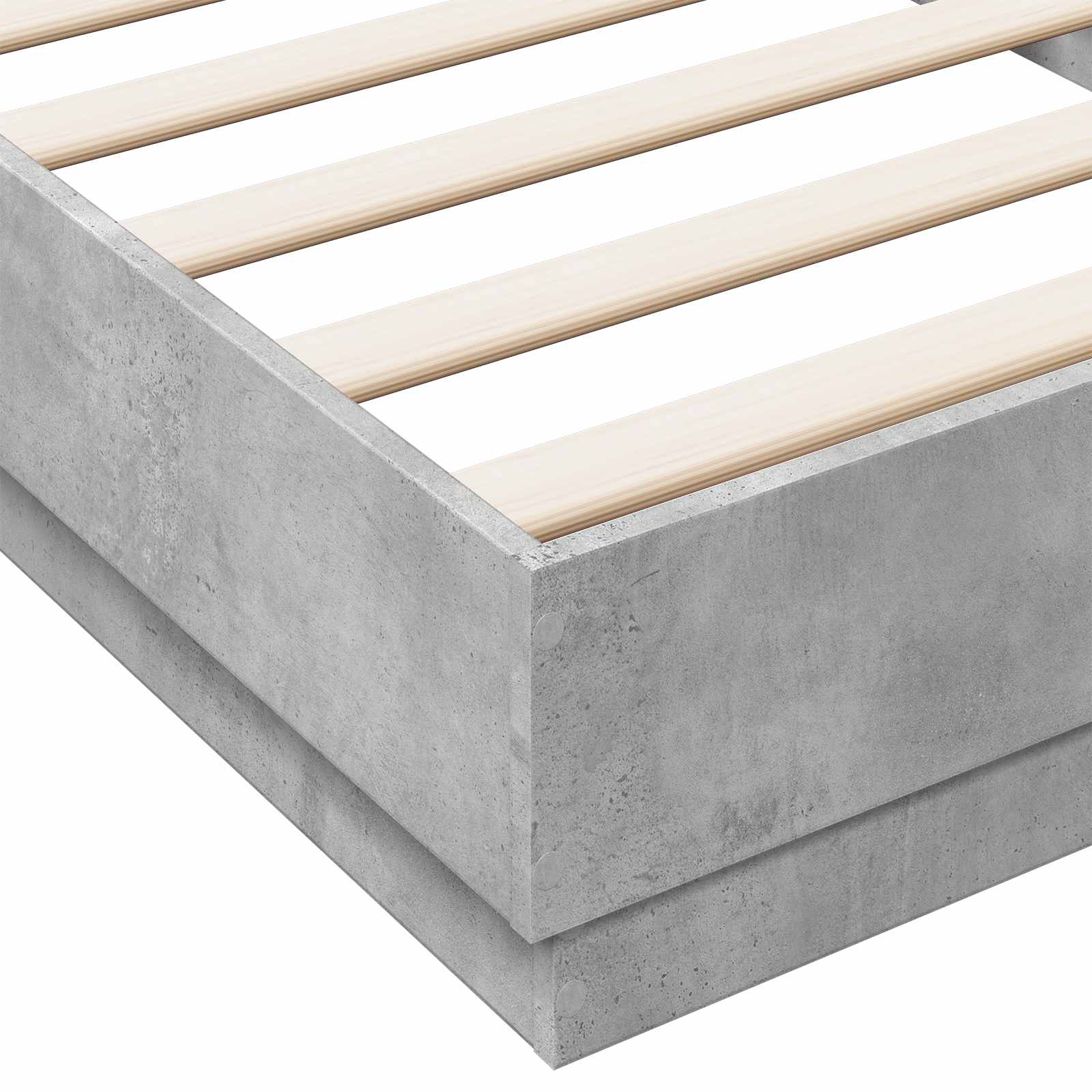 Okvir kreveta za pod Betonska siva 80 x 200 cm