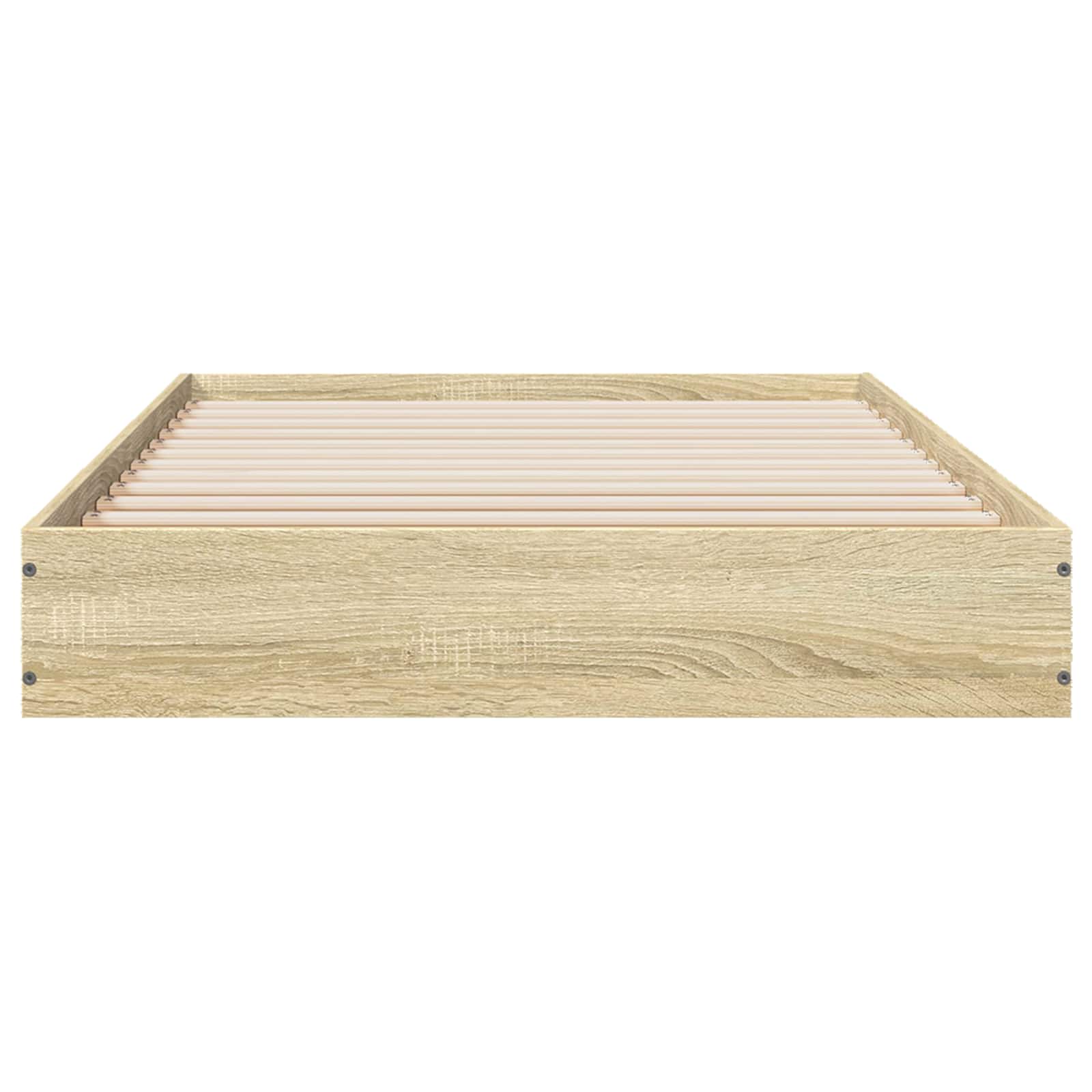 Okvir kreveta za pod Hrast sonoma 80 x 200 cm Konstruirano drvo
