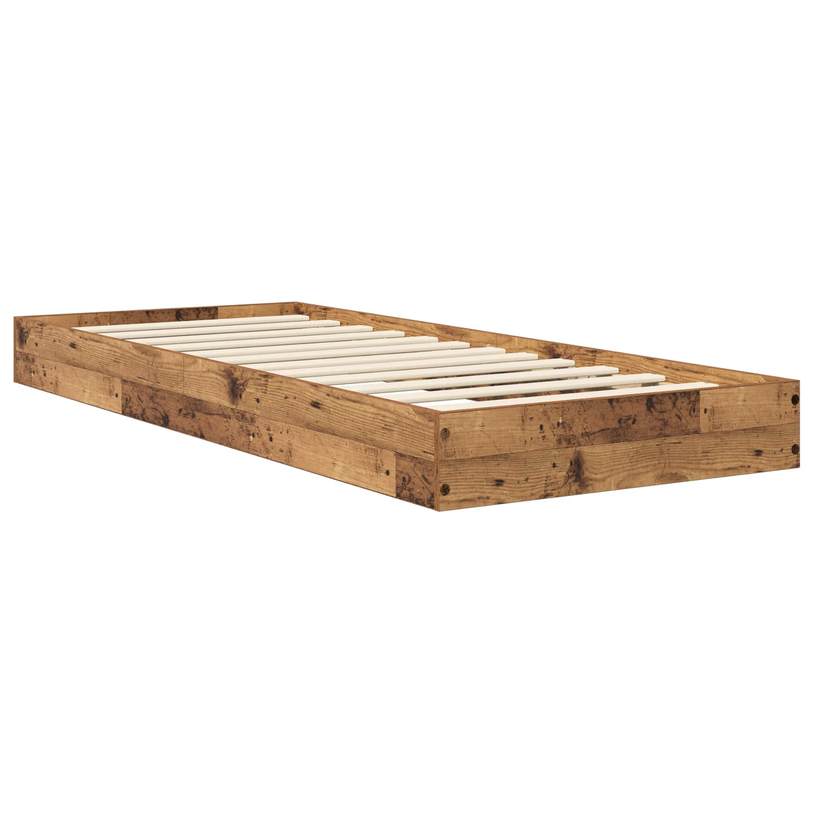 Okvir kreveta za pod Staro drvo 80 x 200 cm Konstruirano drvo