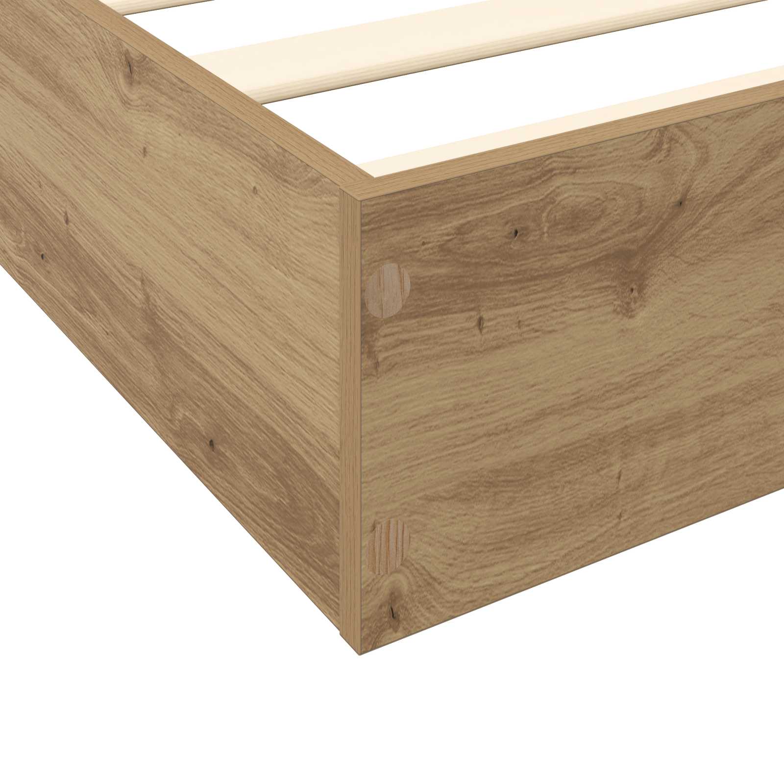 Okvir kreveta za pod Hrast artisan 80 x 200 cm