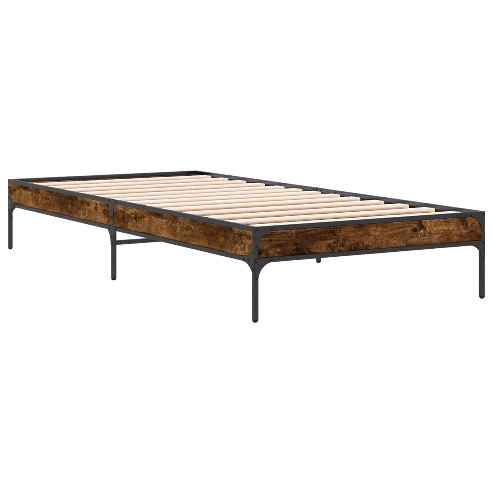 Krevetna konstrukcija Dimni hrast 80 x 200 cm Konstruirano drvo