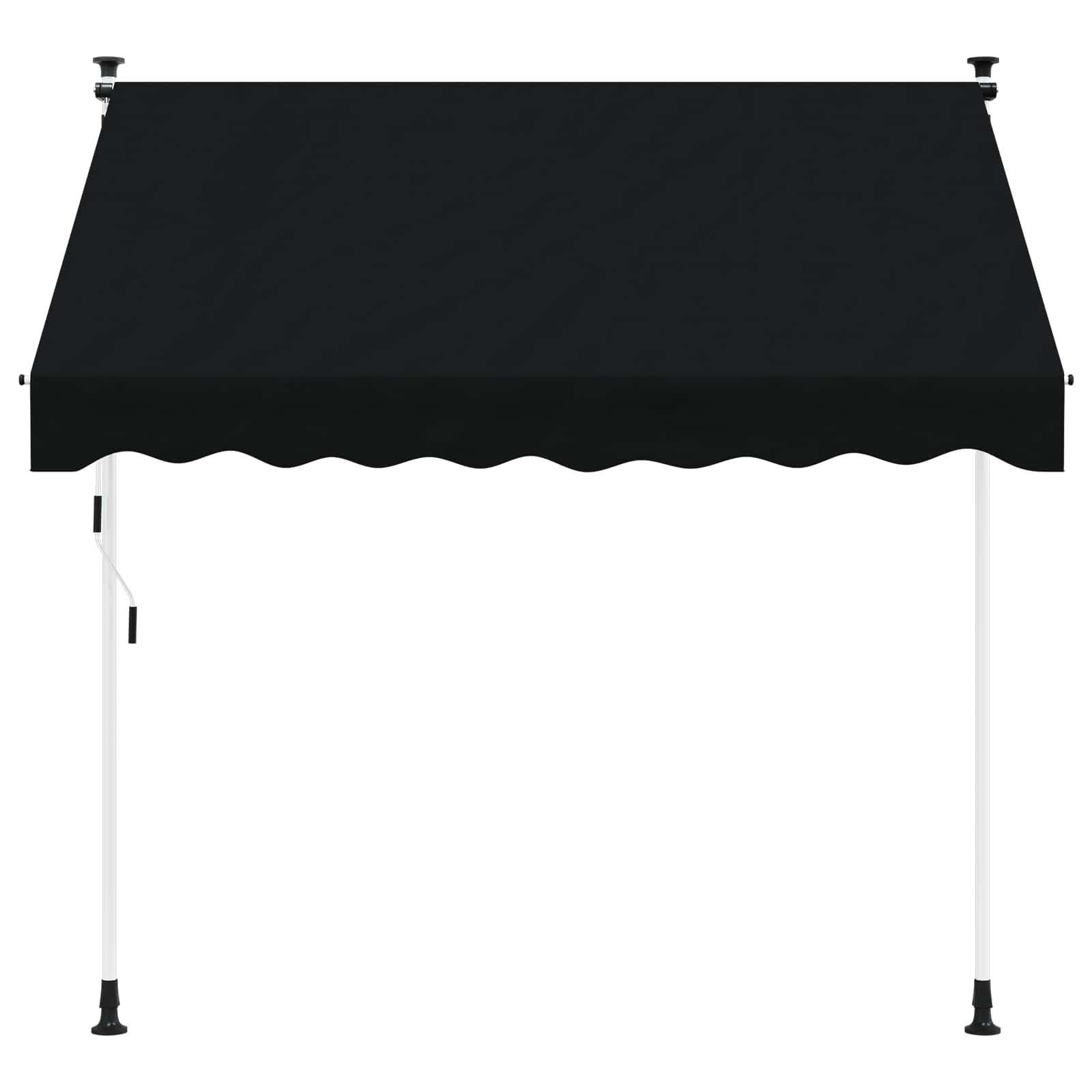 Ručno sklopiva tenda Crna 200 cm