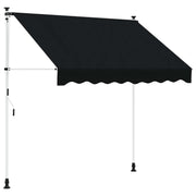Ručno sklopiva tenda Crna 350 cm