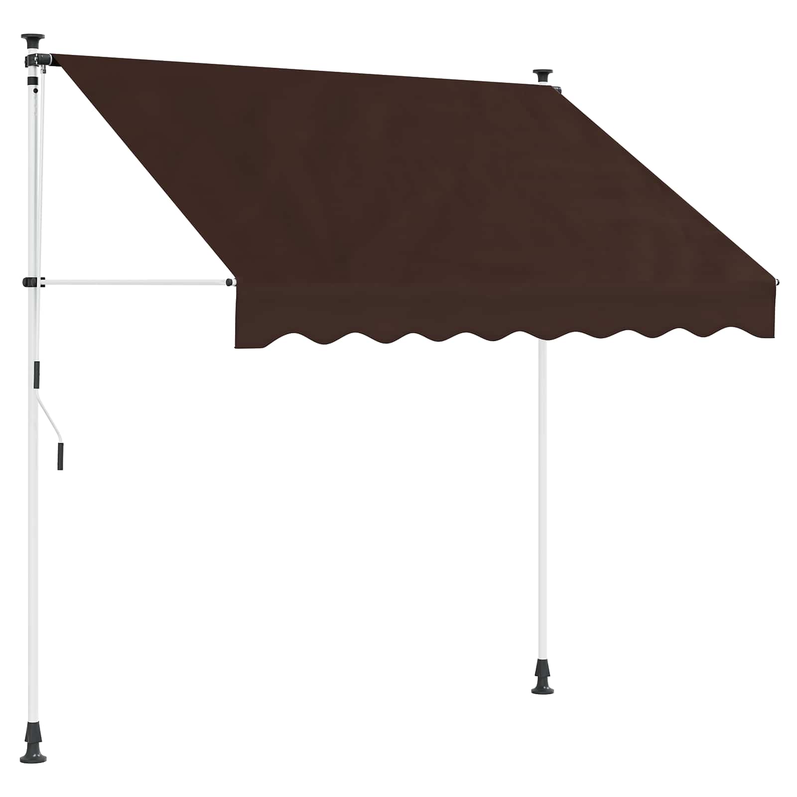 Ručno sklopiva tenda Smeđa 300 cm