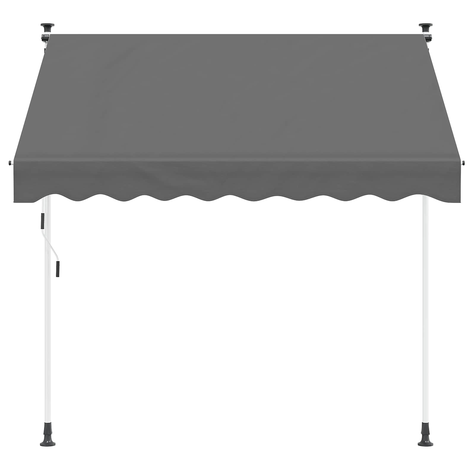 Ručno sklopiva tenda Svjetlosiva 350 cm
