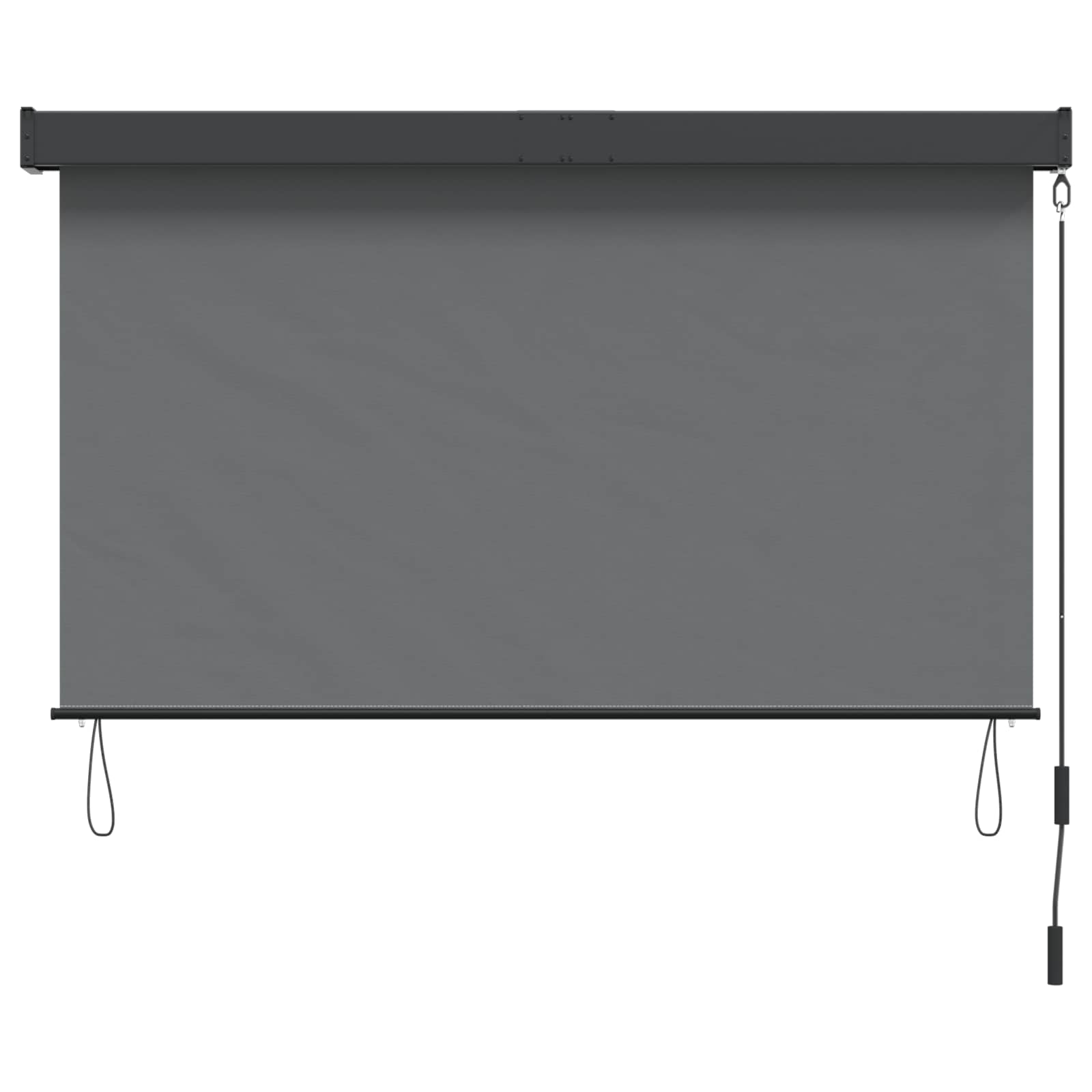Rolo zavjesa Svjetlosiva 60 x 250 cm Tkanina i aluminij