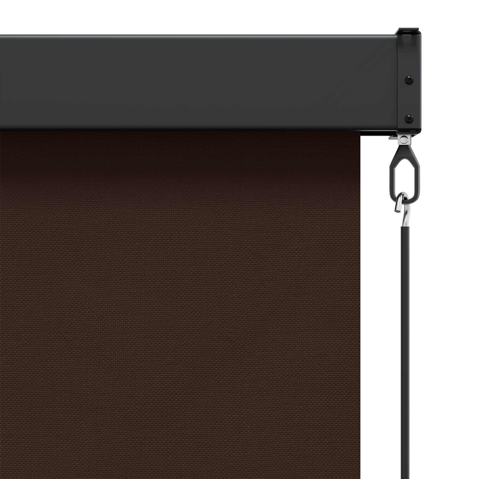 Rolo zavjesa Smeđa 100 x 250 cm Tkanina i aluminij