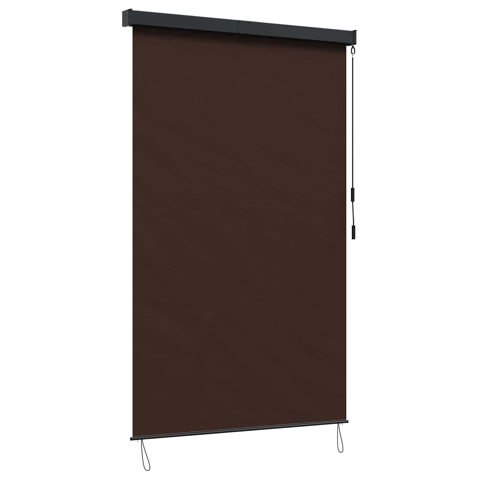 Rolo zavjesa Smeđa 100 x 250 cm Tkanina i aluminij