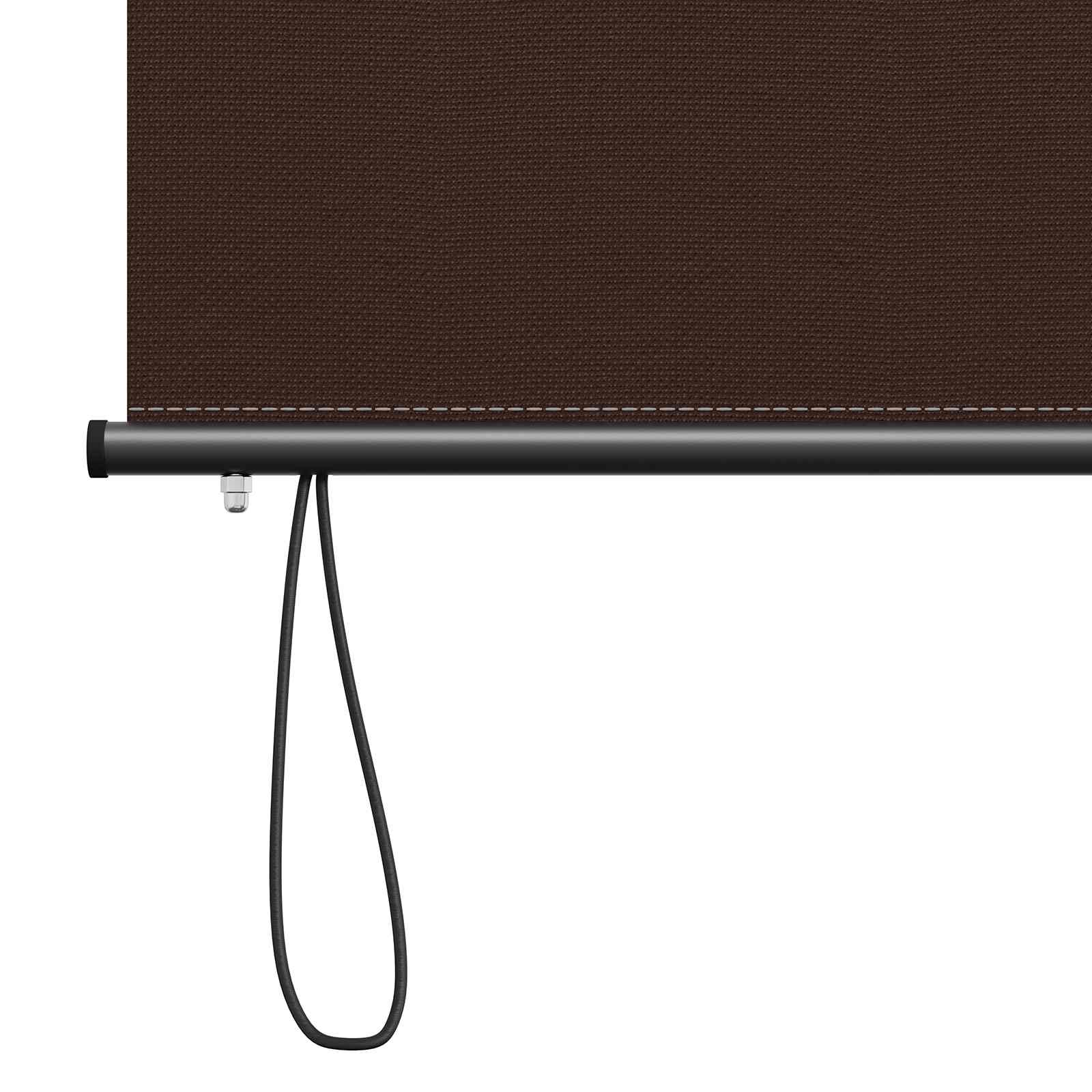 Rolo zavjesa Smeđa 140 x 250 cm Tkanina i aluminij