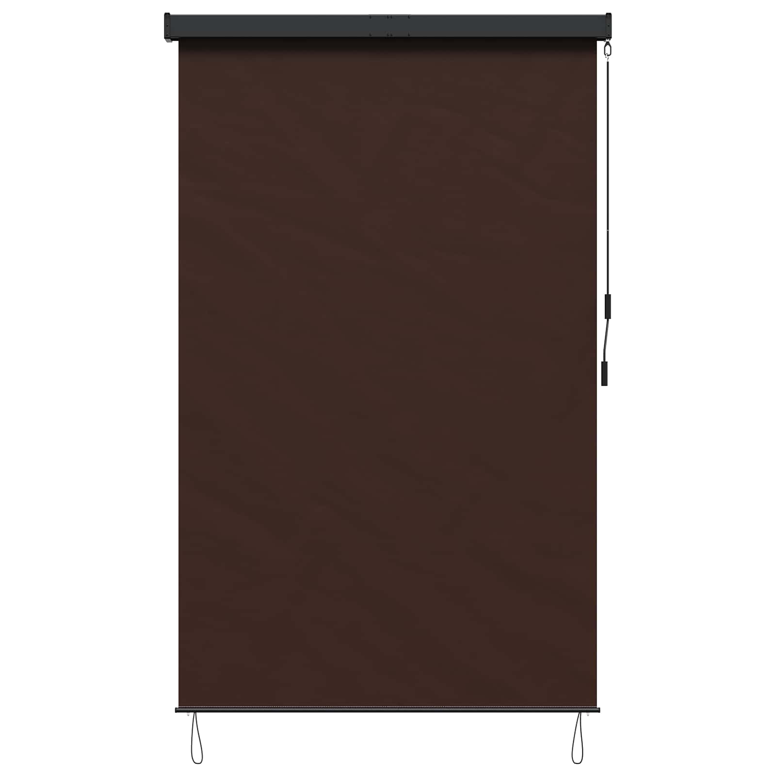 Rolo zavjesa Smeđa 160 x 250 cm Tkanina i aluminij