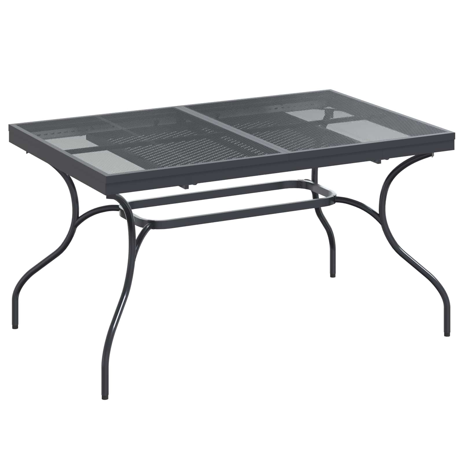 Vrtni set za objed 9 pcs Antracit 212 x 90 x 76 cm
