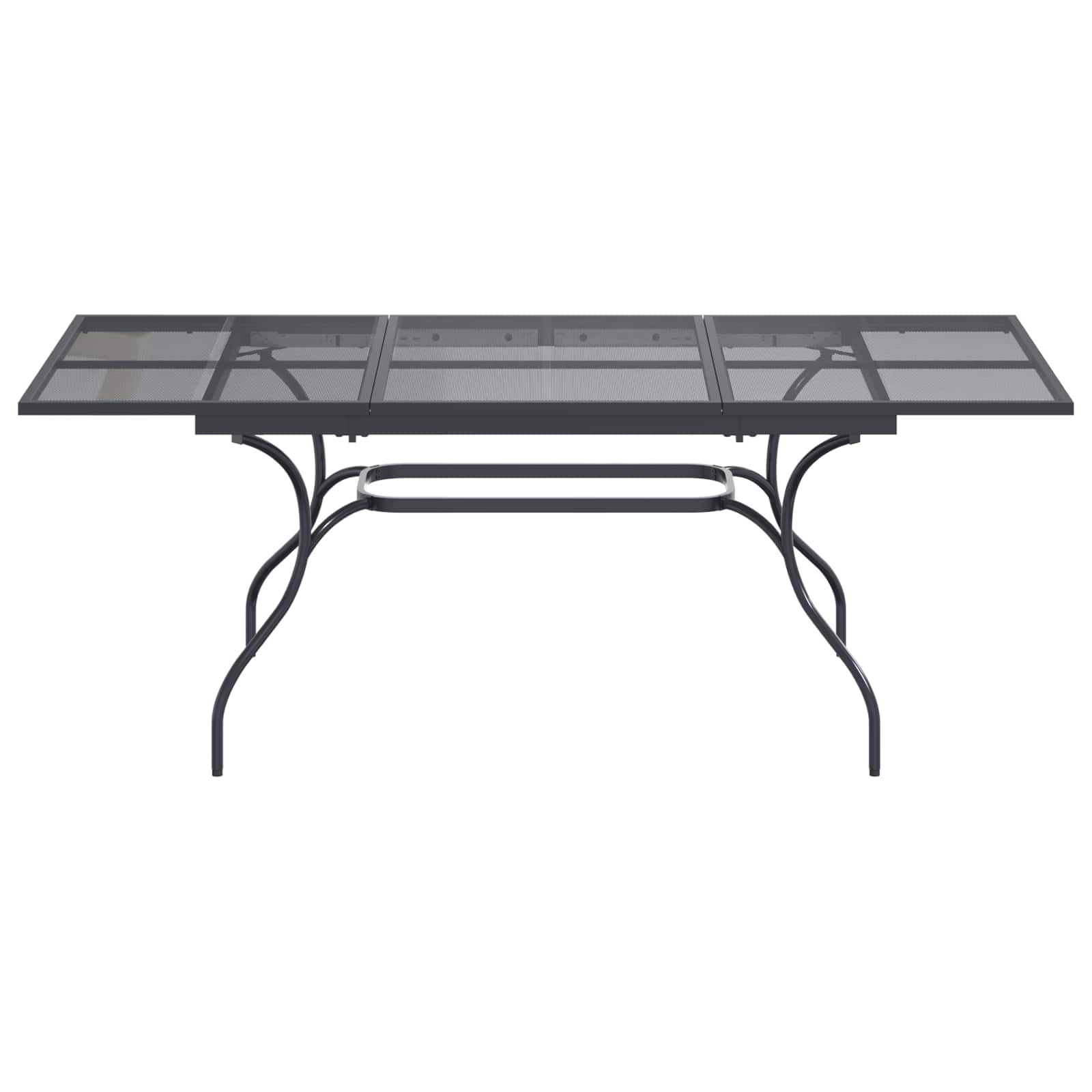 Produživi Mrežasti Stol za Jelo Antracit 212 x 90 x 76 cm Čelik