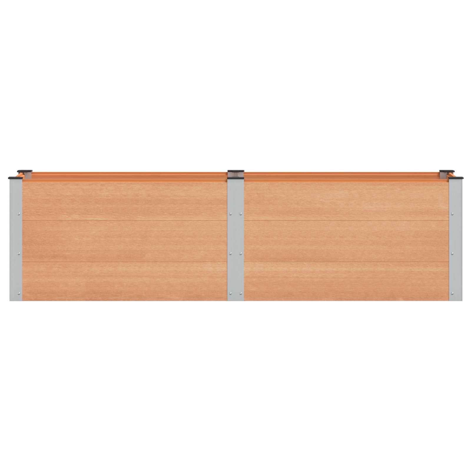 Povišena vrtna gredica Smeđa 200 x 50 x 54 cm