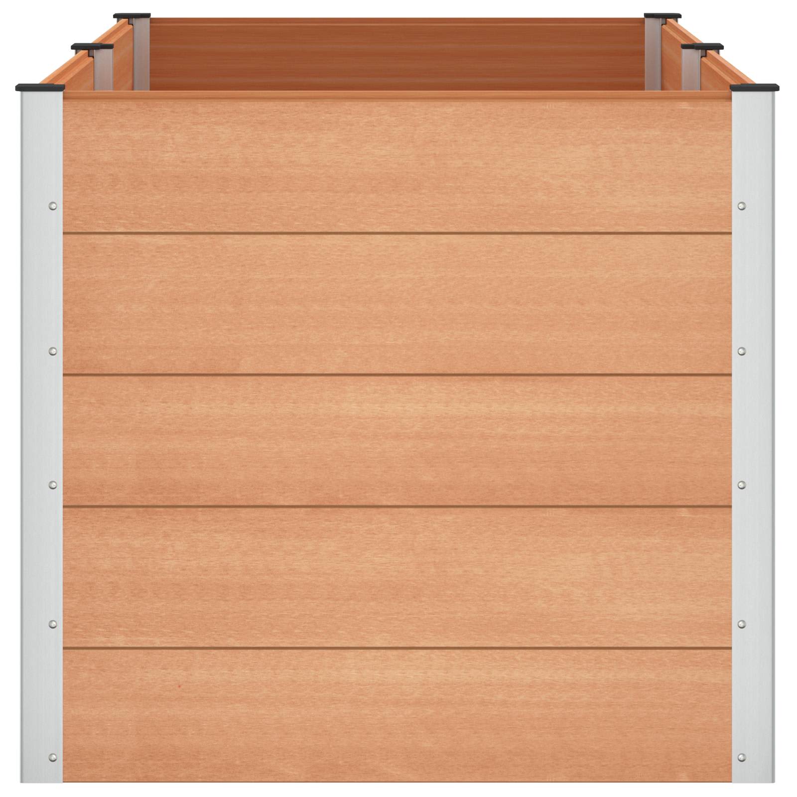 Povišena vrtna gredica Smeđa 200 x 100 x 91 cm