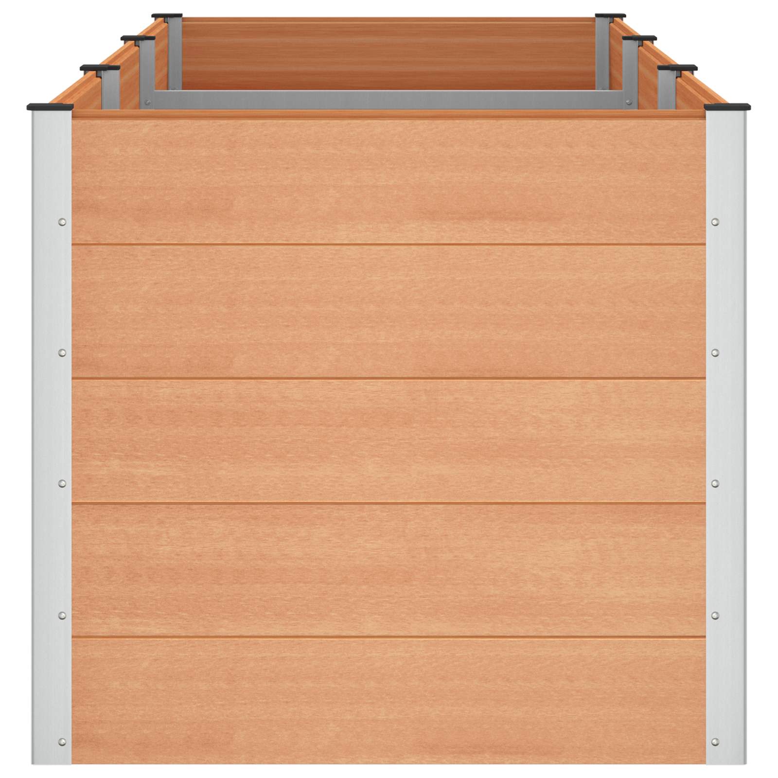 Povišena vrtna gredica Smeđa 300 x 100 x 91 cm