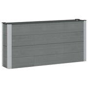 Povišena vrtna gredica Siva 150 x 30 x 72 cm
