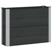 Povišena vrtna gredica Crna 100 x 30 x 72 cm