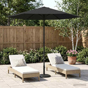 Vrtni suncobran 230 x 230 cm Poliester Pravokutni Antracit