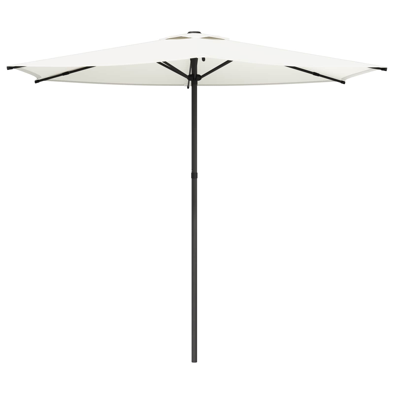 Vrtni suncobran 270 x 270 cm Poliester Pravokutni Krem