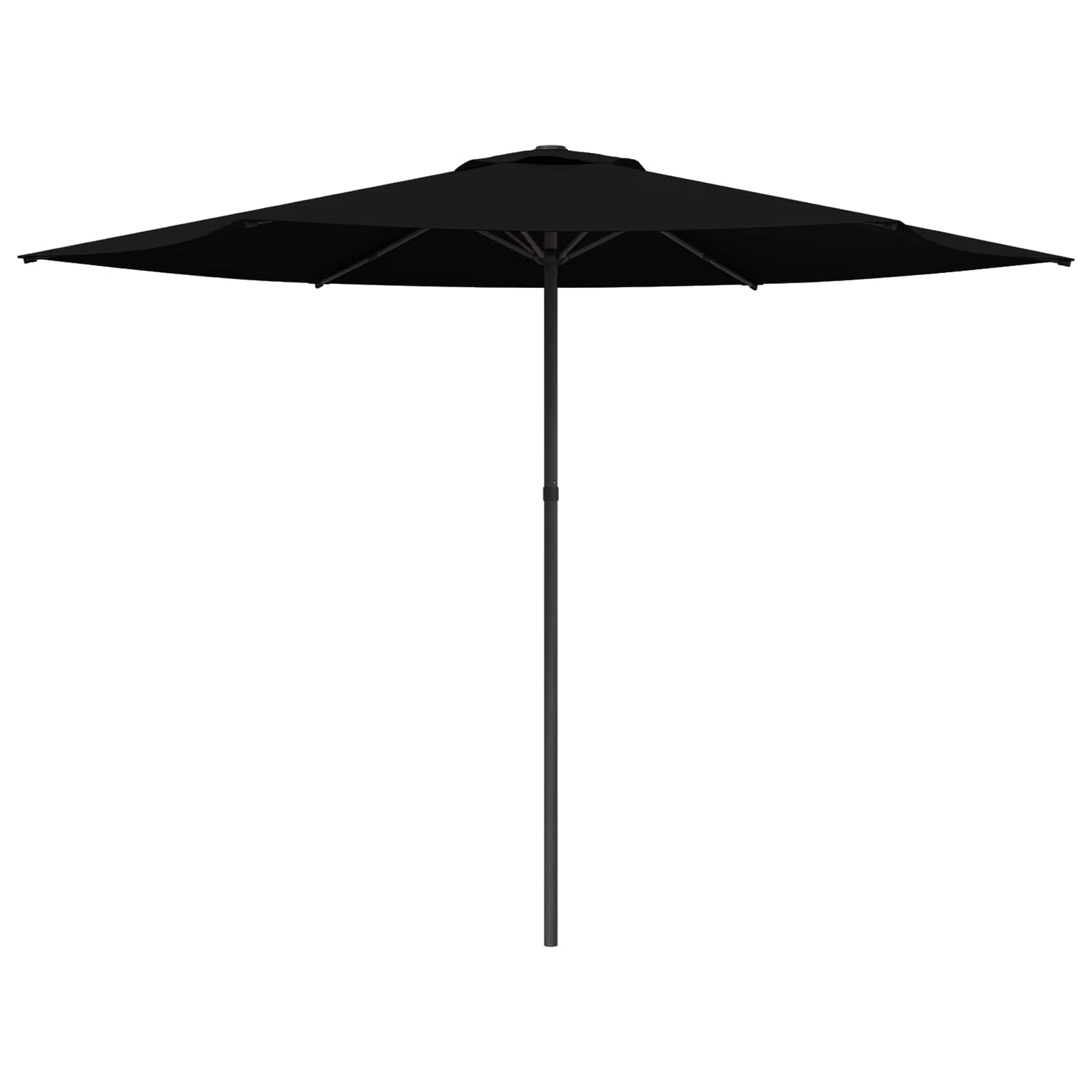 Vrtni suncobran 300 x 300 cm Poliester Pravokutni Crna