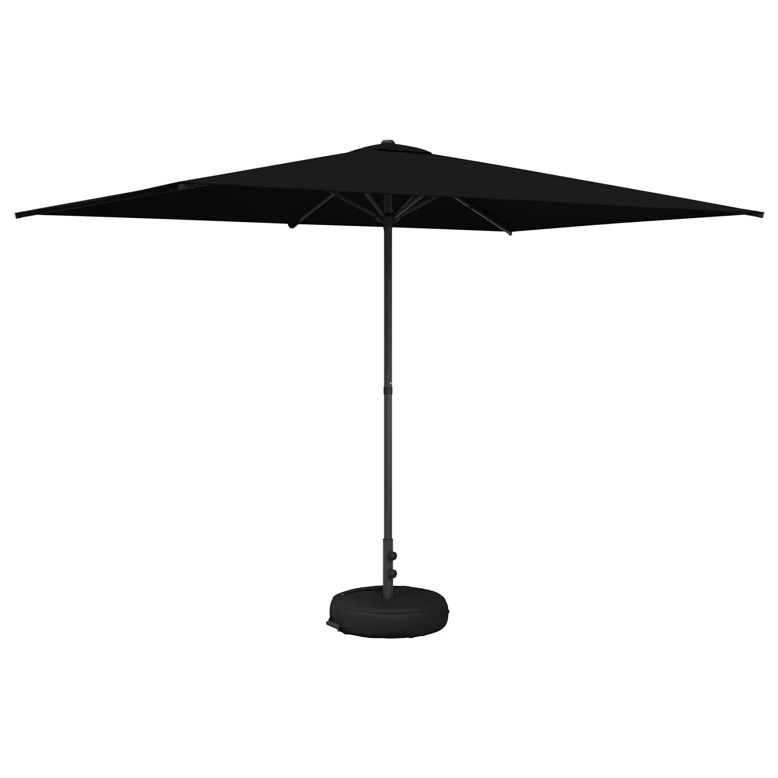 Vrtni Parasol s Podnožjem 200 x 300 cm Poliester Pravokutni