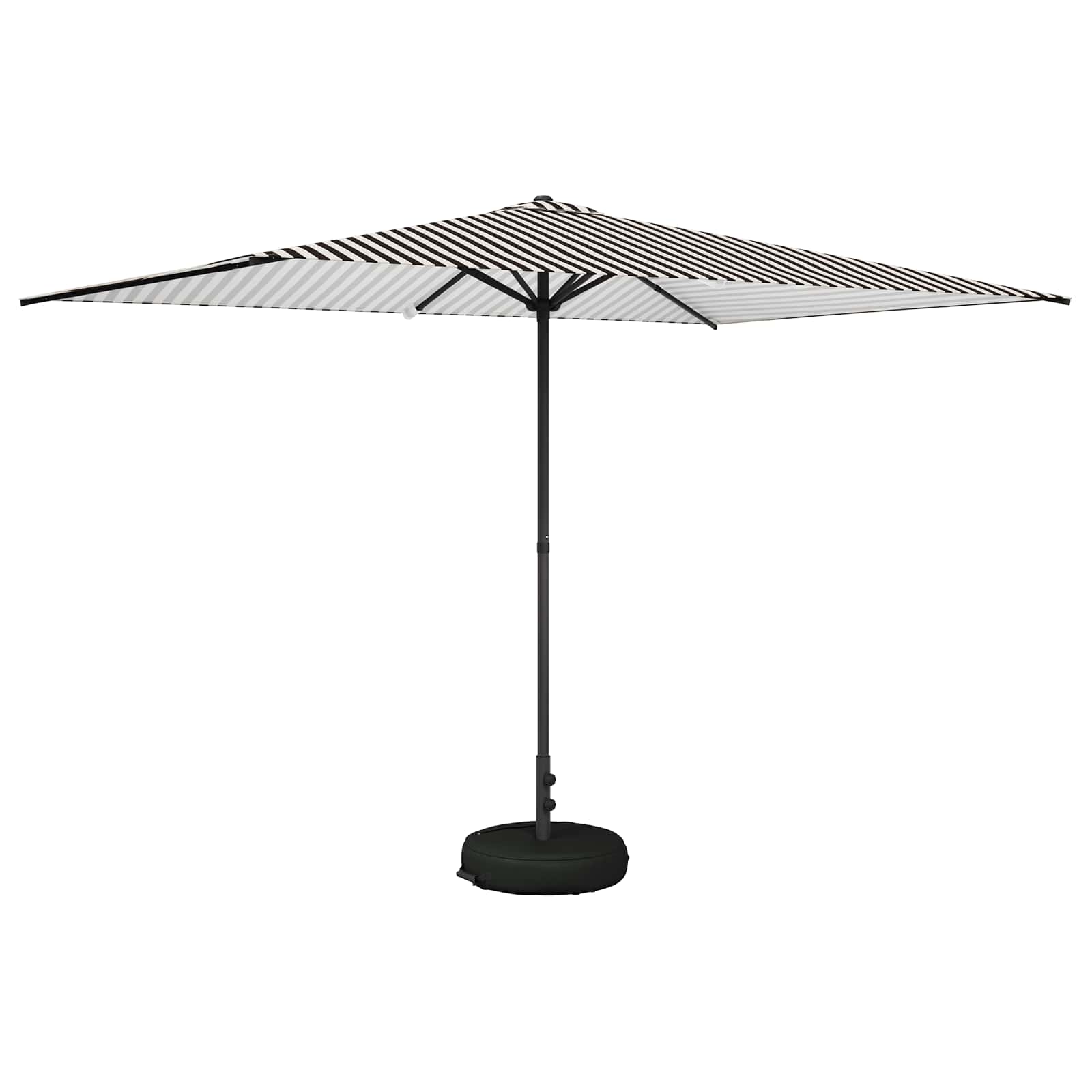 Vrtni Parasol s Podnožjem 200 x 300 cm Poliester Pravokutni