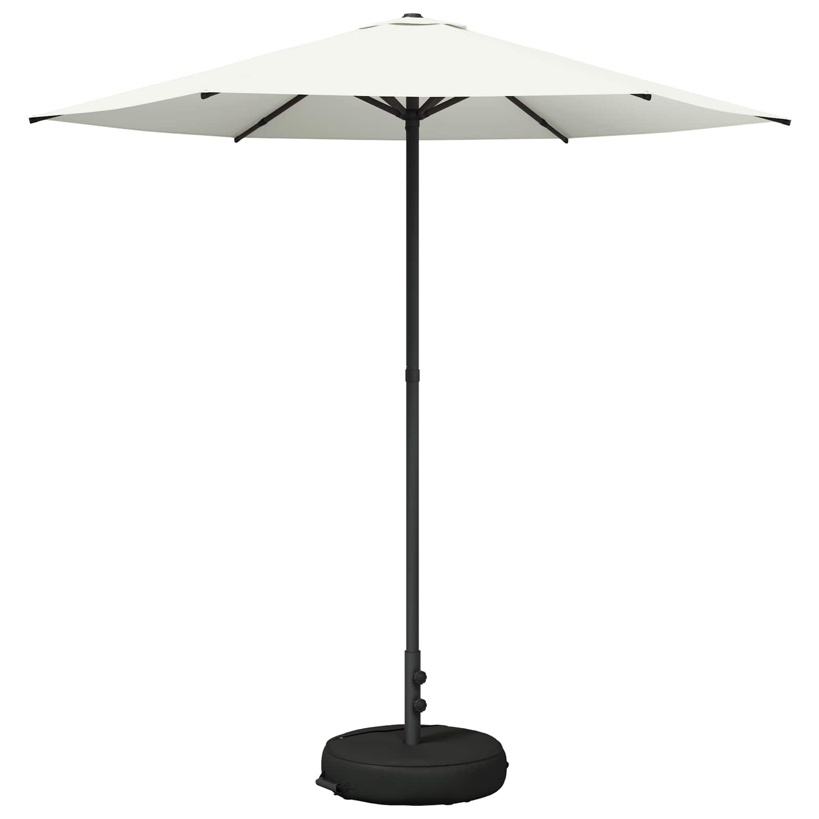 Vrtni Parasol s Podnožjem 230 x 230 cm Poliester Pravokutni