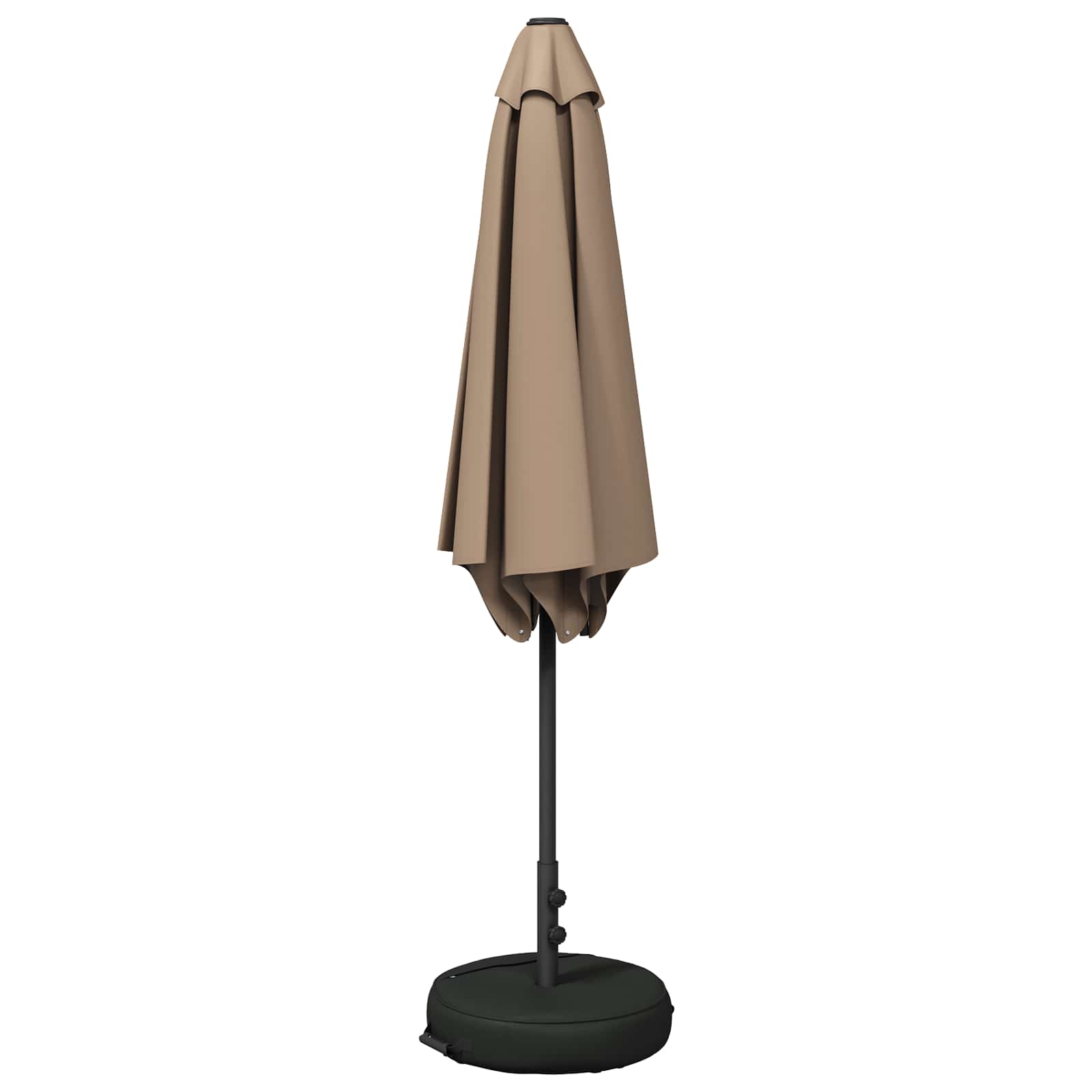 Vrtni Parasol s Podnožjem 300 x 300 cm Poliester Pravokutni