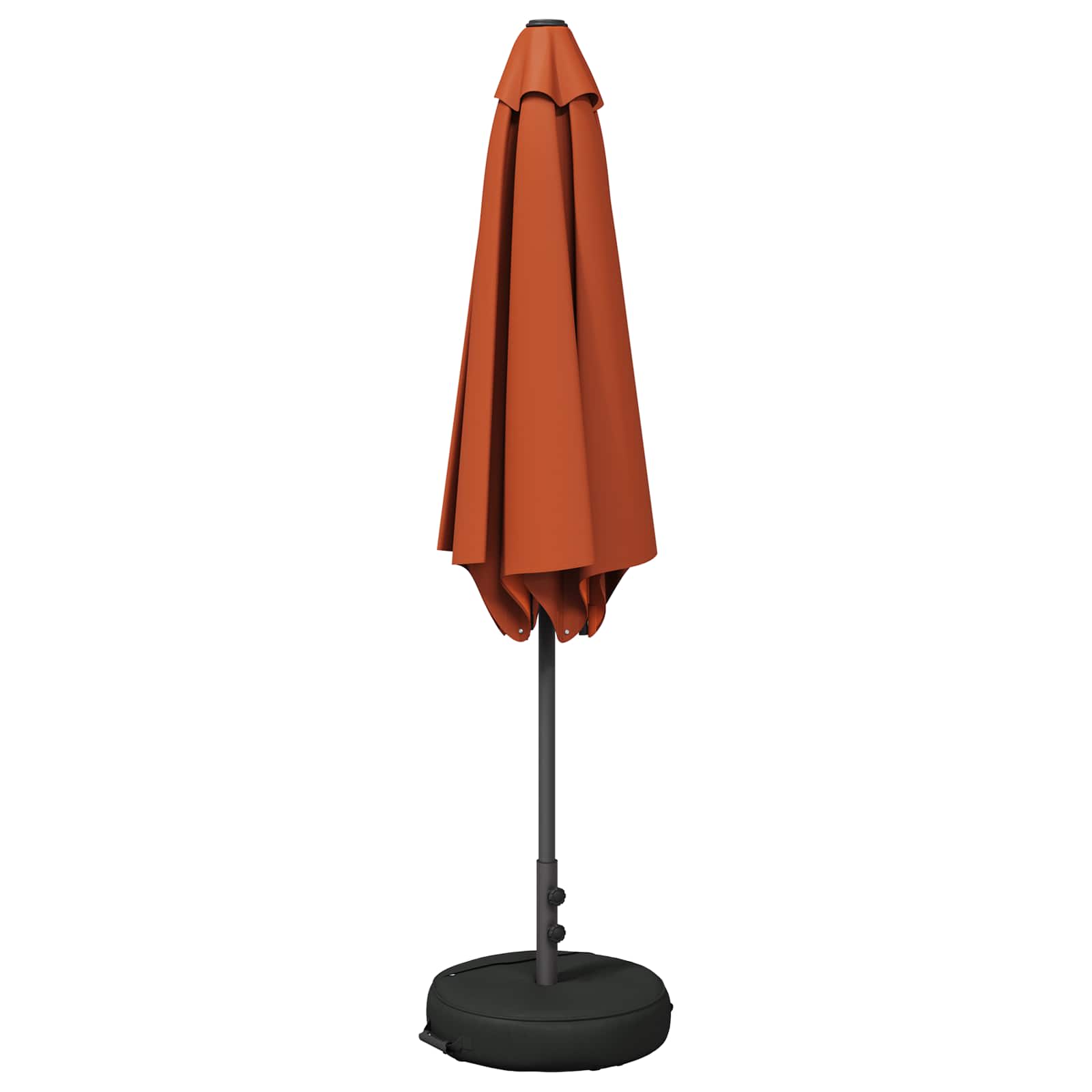 Vrtni Parasol s Podnožjem 300 x 300 cm Poliester Pravokutni