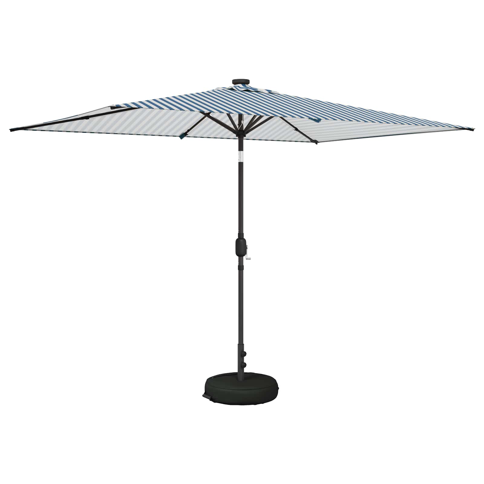 Suncobran za vrt s LED svjetlima i postoljem 200 x 300 cm