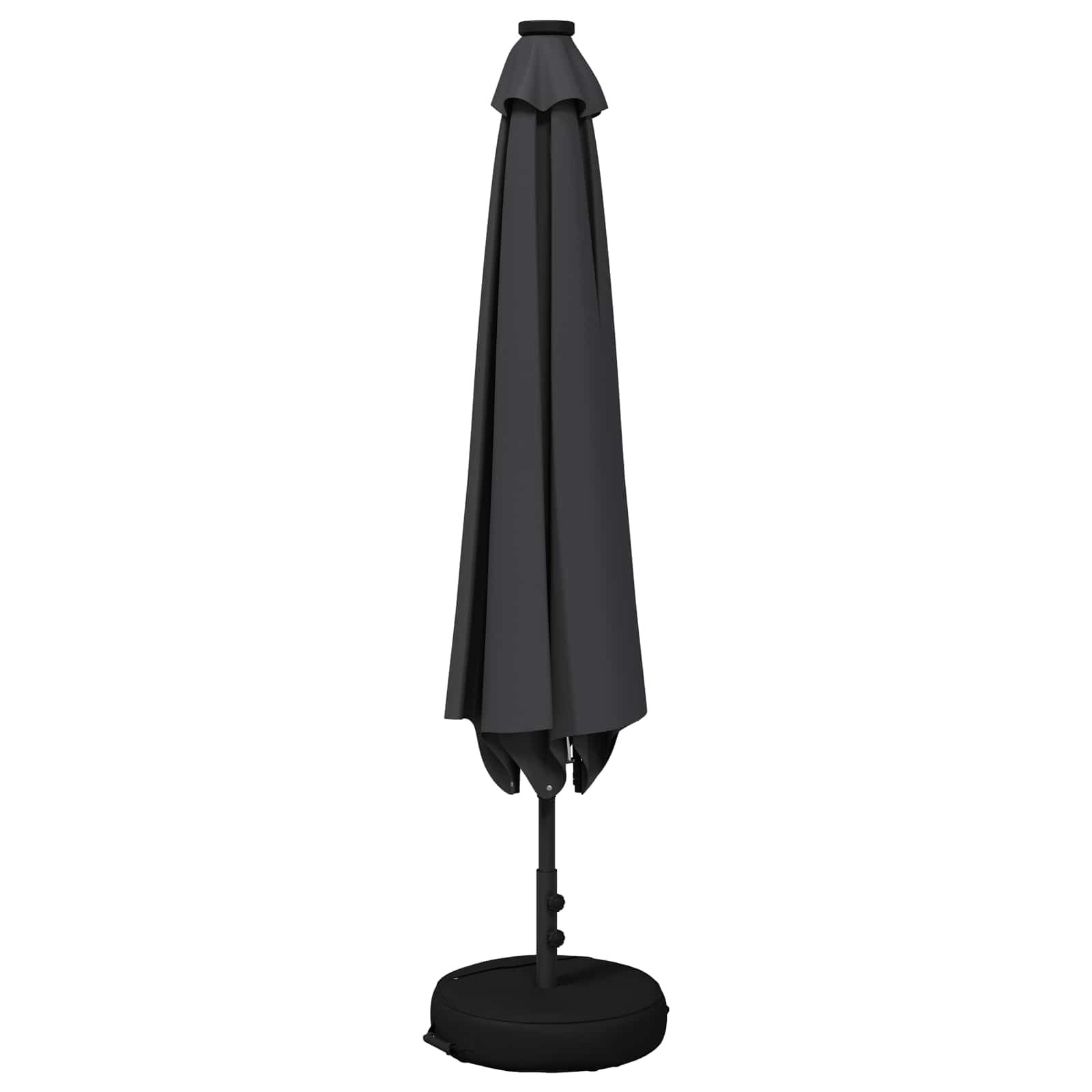 Suncobran za vrt s LED svjetlima i postoljem 230 x 230 cm