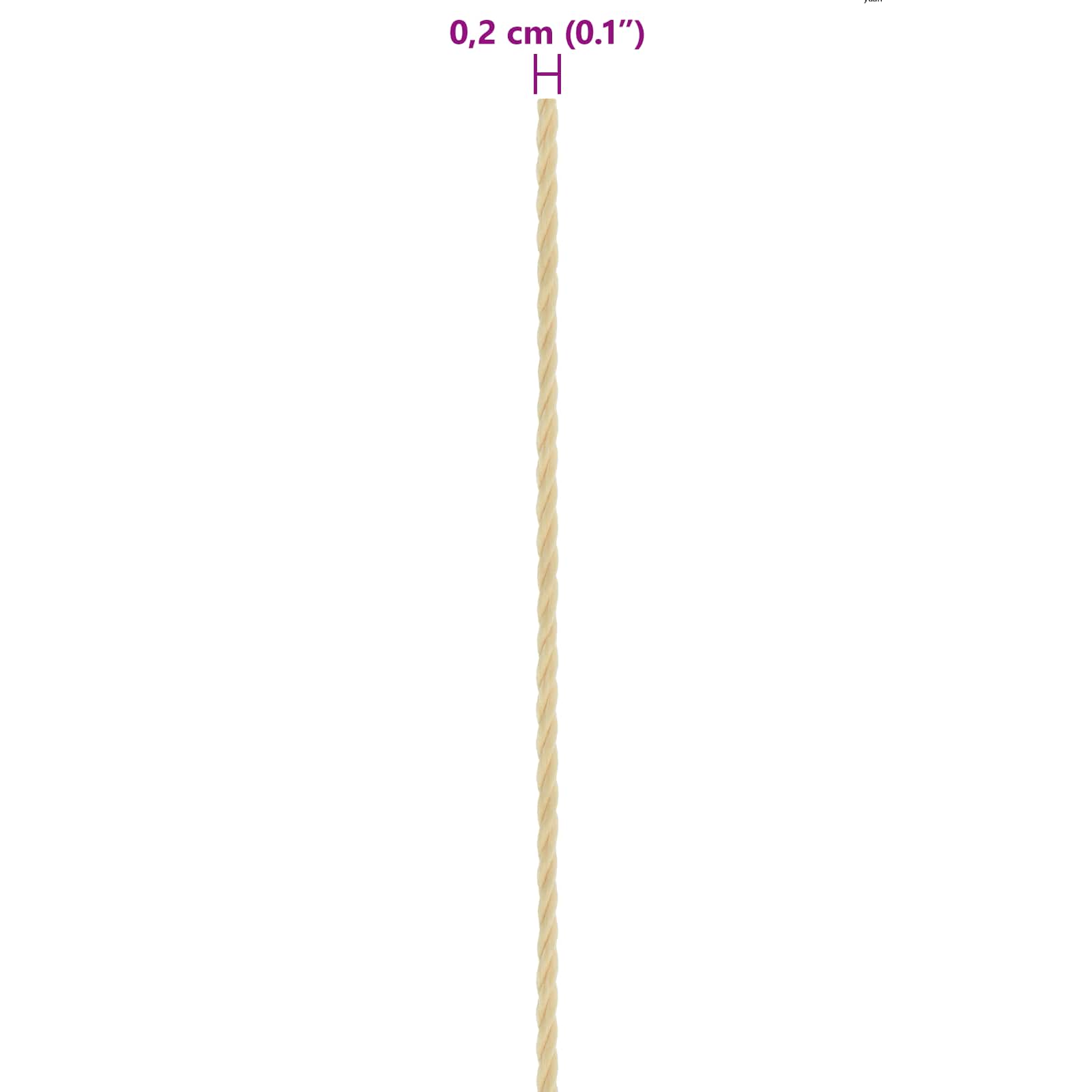 Konopac za čamce 25 m 0.2 Prirodna PP