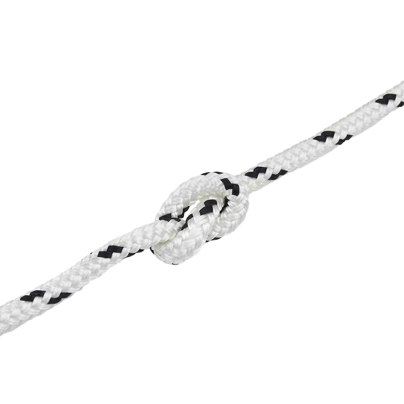 Konopac za čamce 15 m 1.2 Bijela i crna Poliester