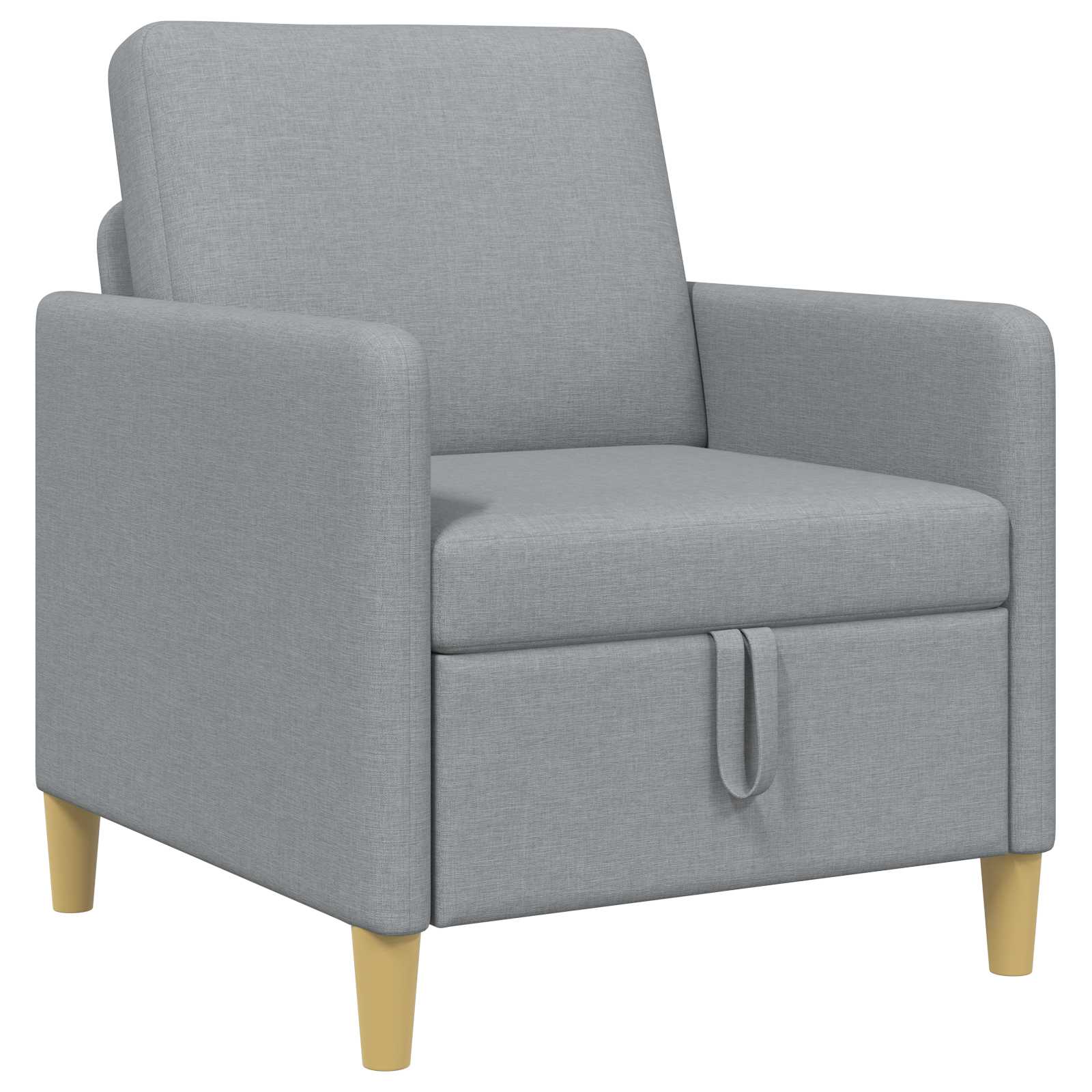 Sofa s pohranom Svjetlosiva 72 x 78 x 87 cm Poliester