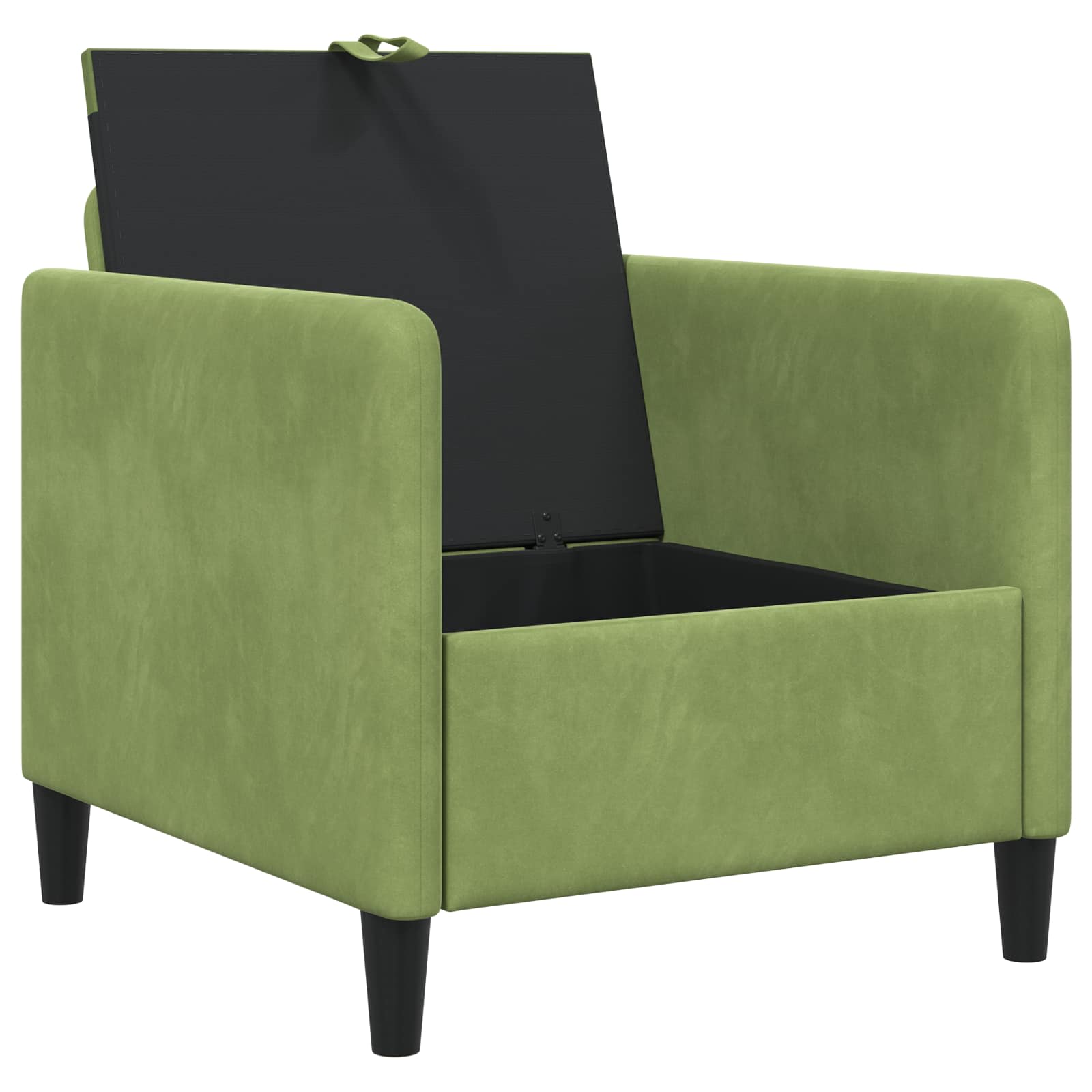 Sofa s pohranom Svijetlo zelena 72 x 78 x 87 cm Poliester