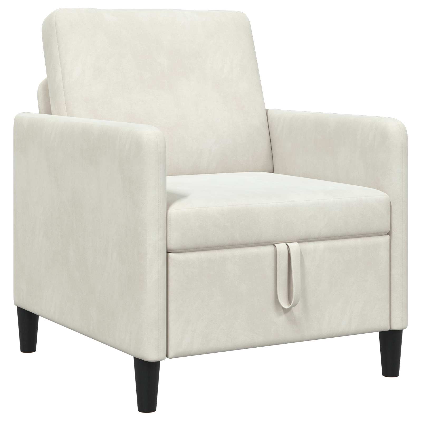 Sofa s pohranom Krem 72 x 78 x 87 cm Poliester