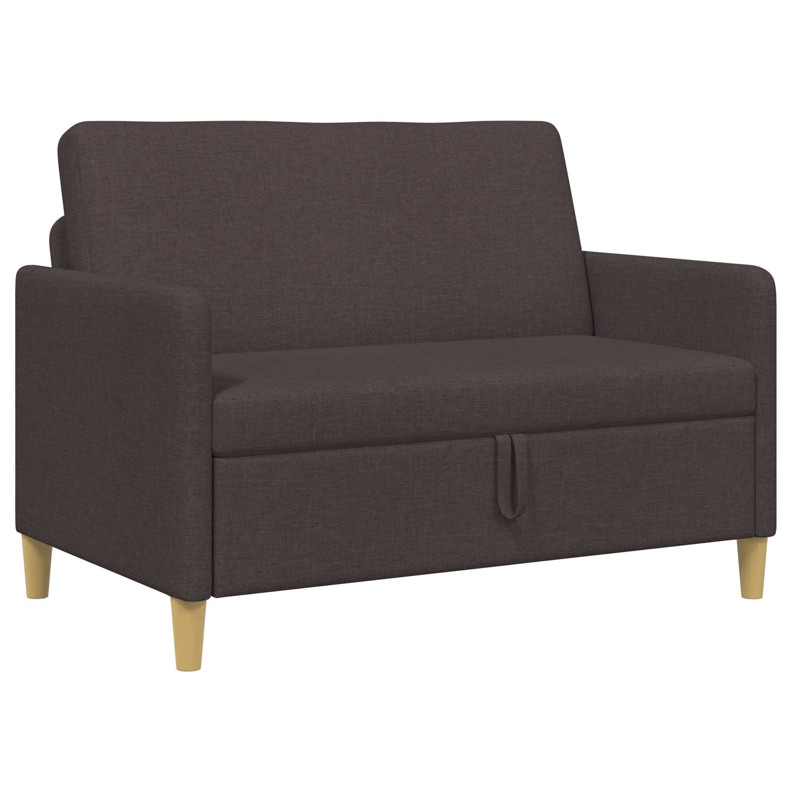 Sofa s pohranom Tamno smeđa 122 x 78 x 87 cm Poliester