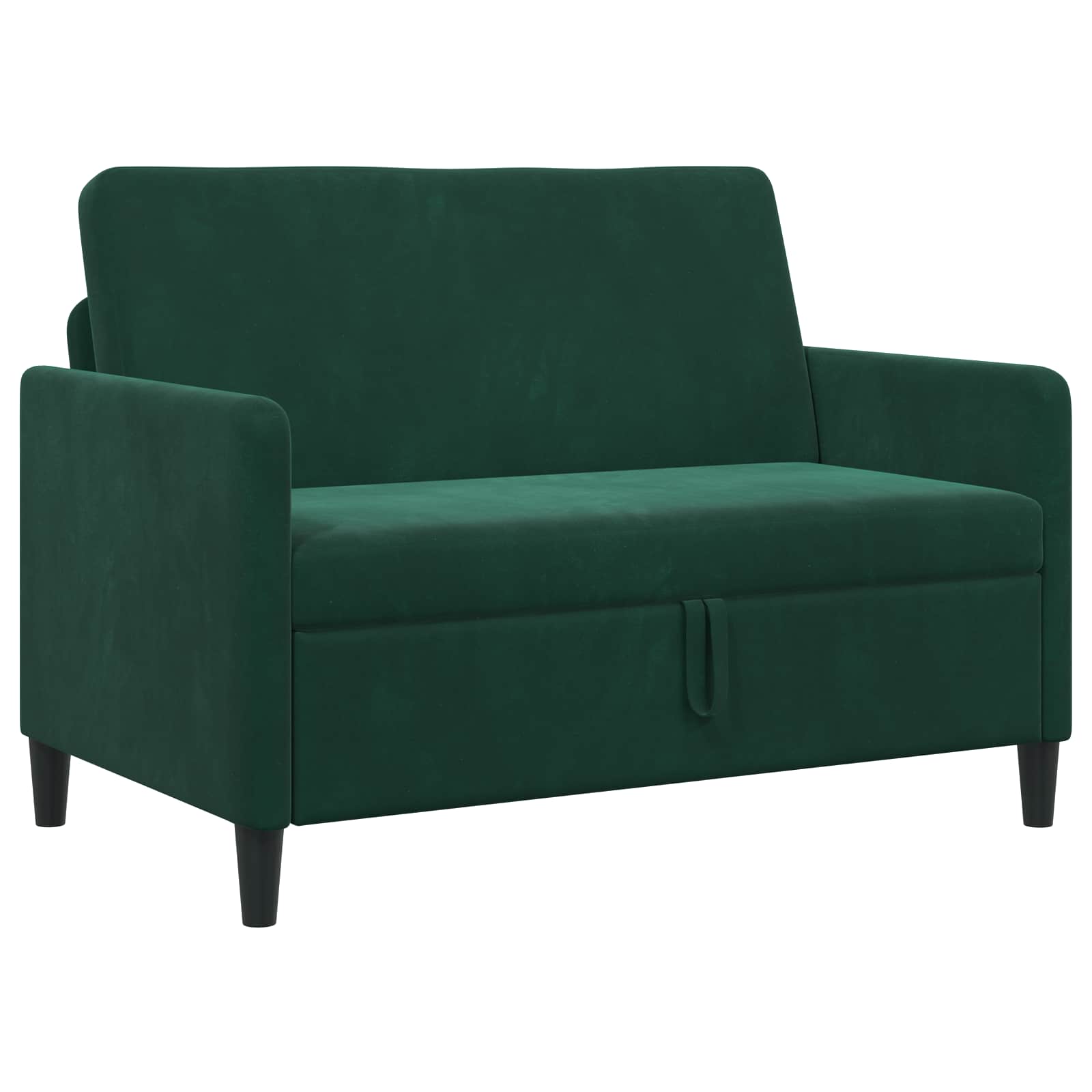 Sofa s pohranom Tamnozelena 122 x 78 x 87 cm Poliester