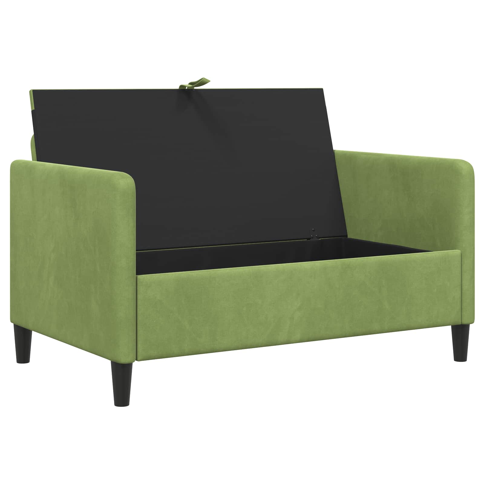 Sofa s pohranom Svijetlo zelena 122 x 78 x 87 cm Poliester