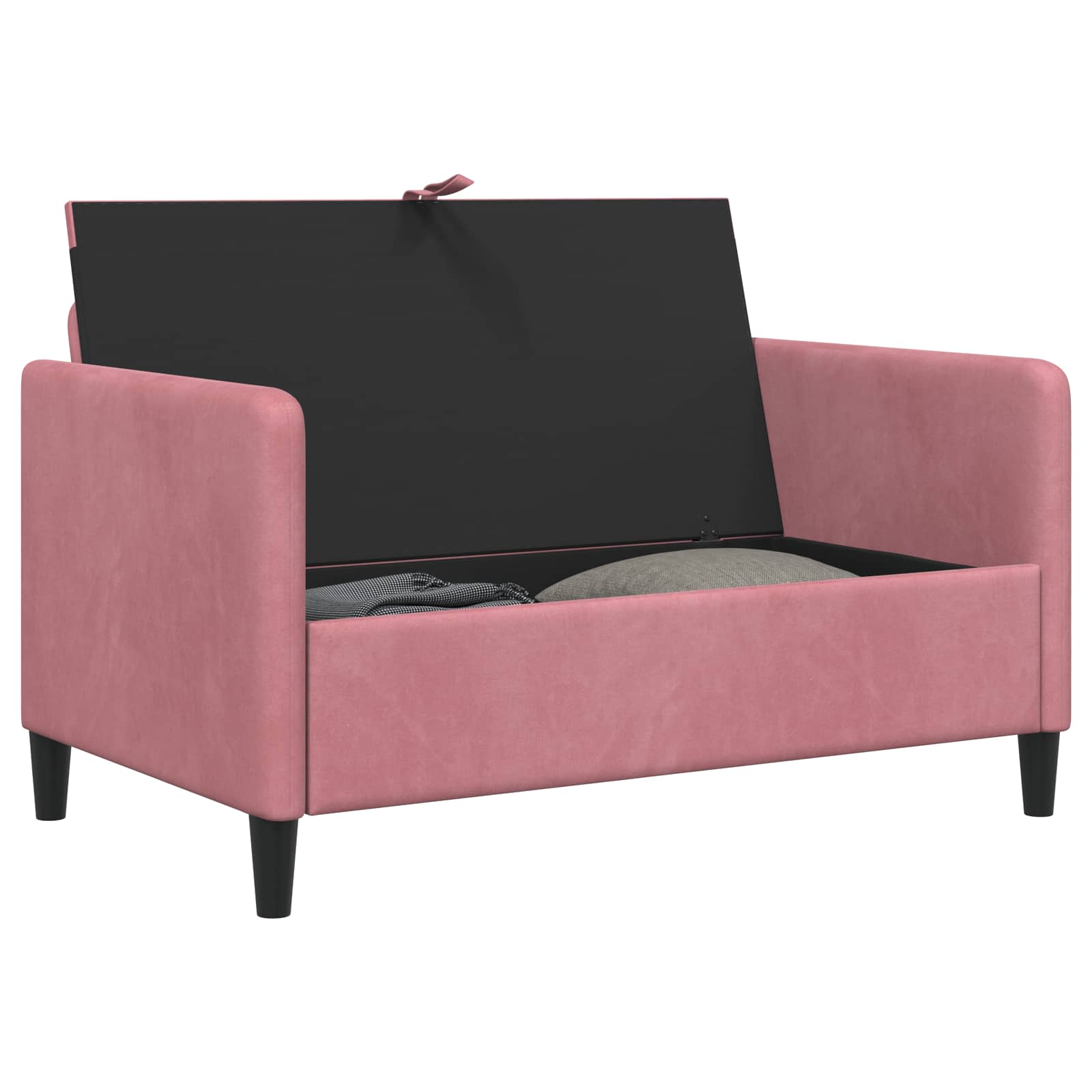 Sofa s pohranom Ružičasta 122 x 78 x 87 cm Poliester