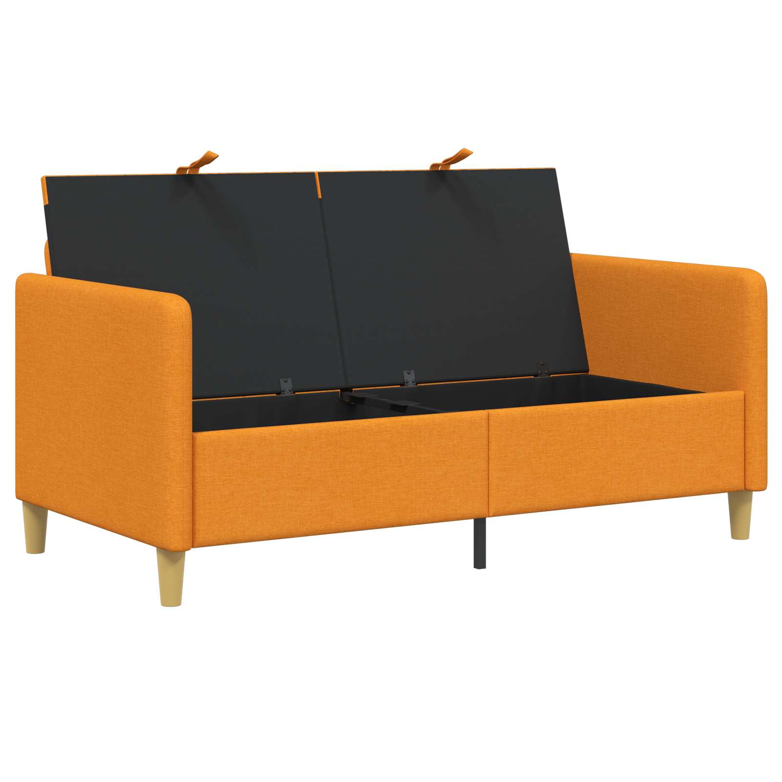 Sofa s pohranom Tamno žuta 152 x 78 x 87 cm Poliester