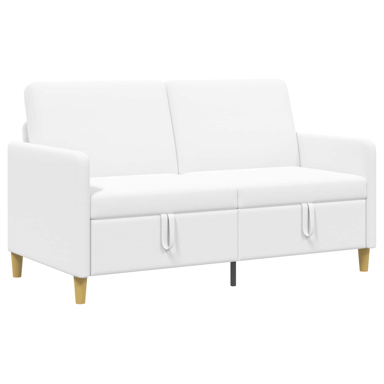 Sofa s pohranom Bijela 152 x 78 x 87 cm Poliester