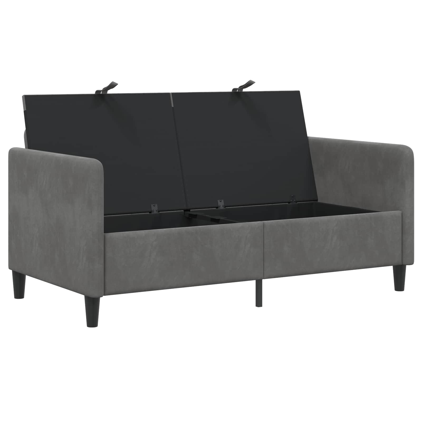 Sofa s pohranom Tamnosiva 152 x 78 x 87 cm Poliester