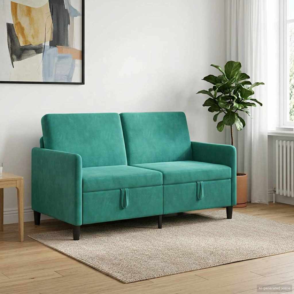 Sofa s pohranom Tirkizna 152 x 78 x 87 cm Poliester