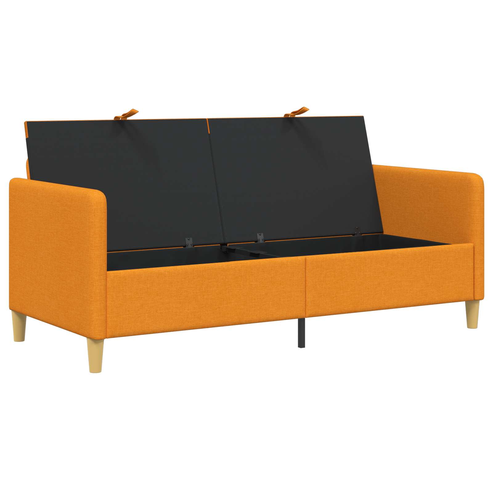 Sofa s pohranom Tamno žuta 172 x 78 x 87 cm Poliester