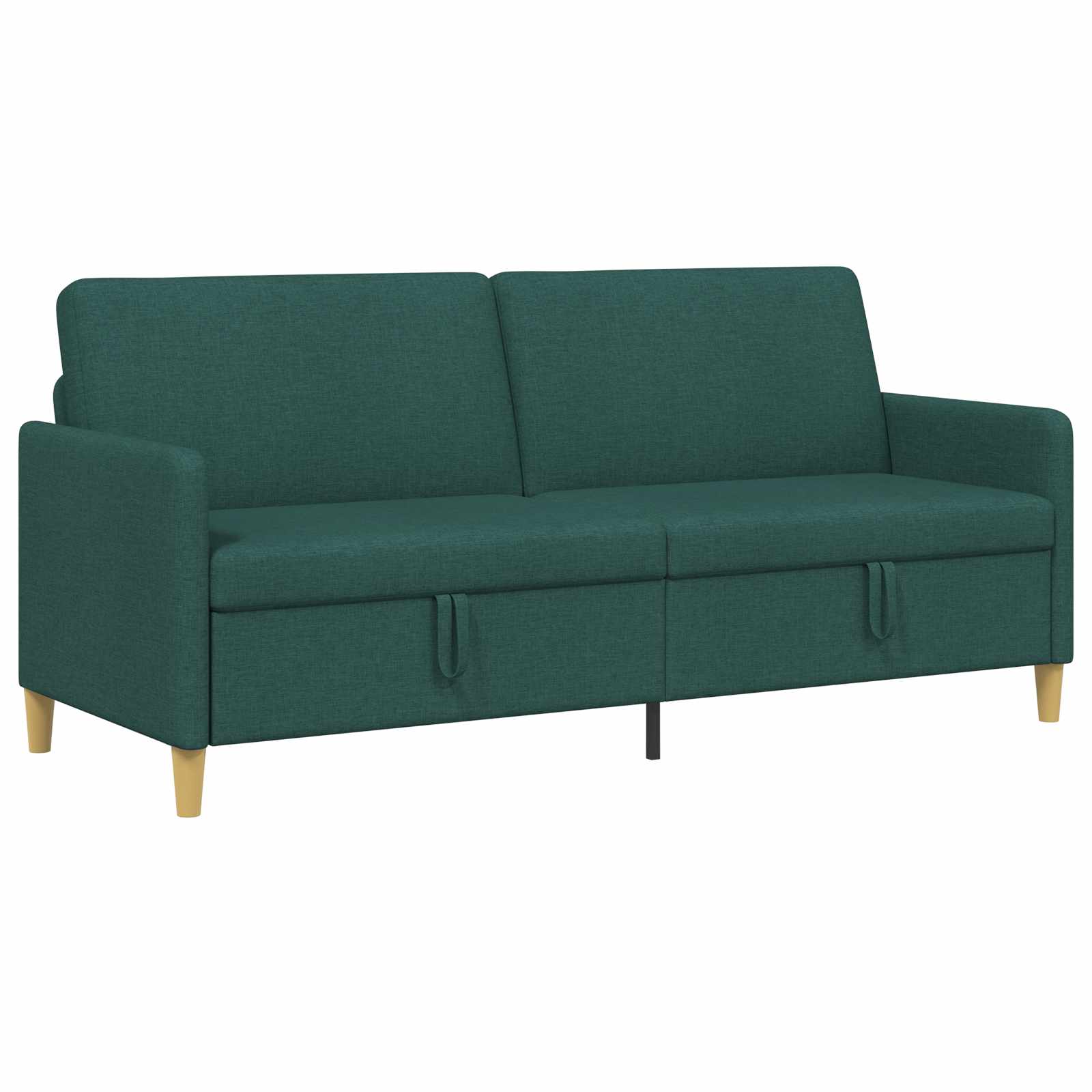 Sofa s pohranom Tamnozelena 192 x 78 x 87 cm Poliester