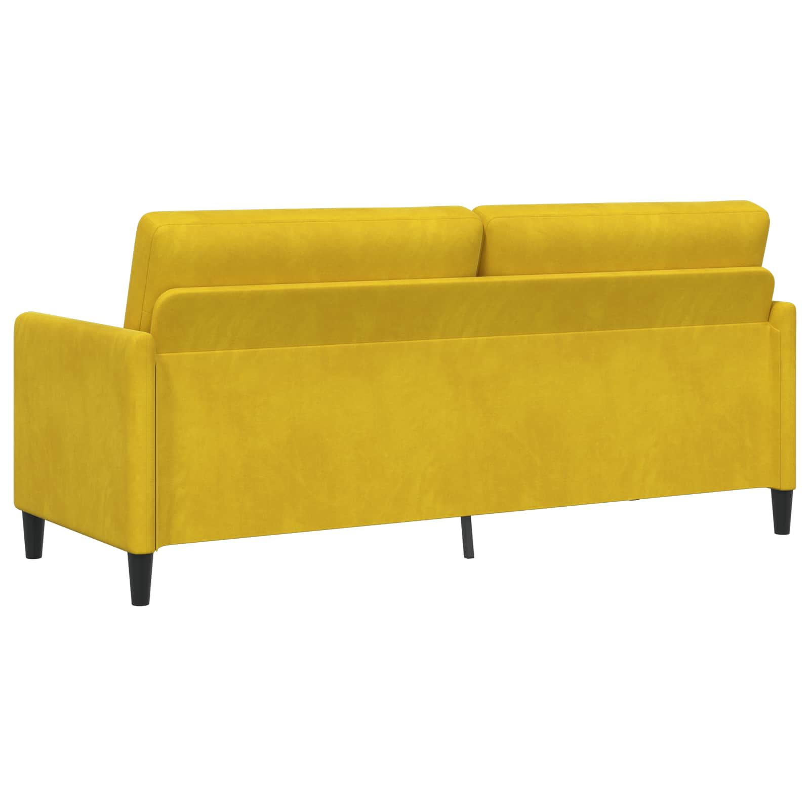 Sofa s pohranom Žuta 192 x 78 x 87 cm Poliester